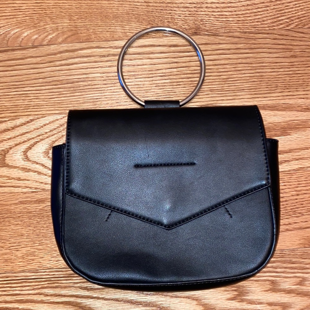Colab Wrist Purse, Gently used a handful of times, Black Leather, Inside pocket